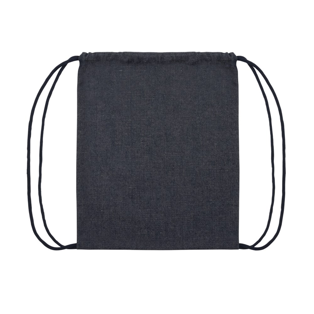 Impact AWARE™ Rucksack aus recyceltem Denim mit Kordelzug Impact AWARE™ Rucksack aus recyceltem Denim mit Kordelzug
