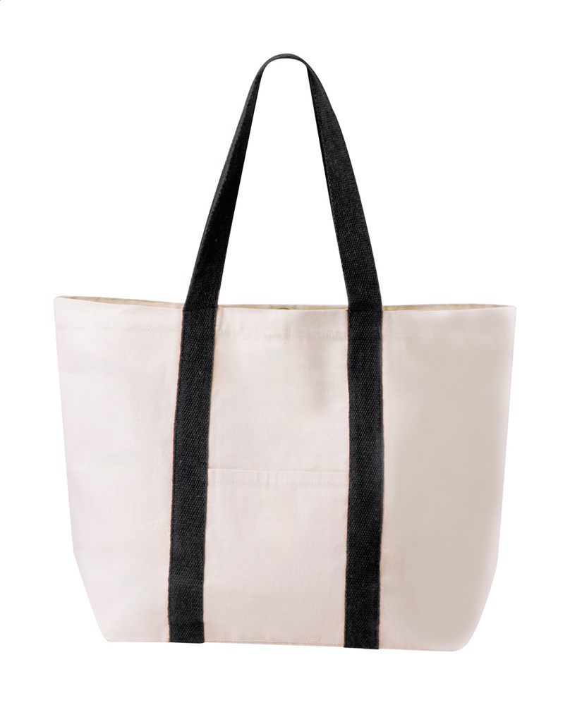 Lanikai - Strandtasche - schwarz/natur