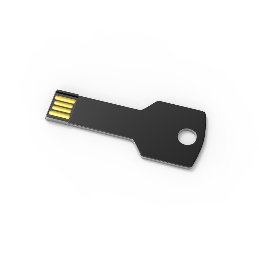 USB Stick Alu Key Black, 128 GB Premium