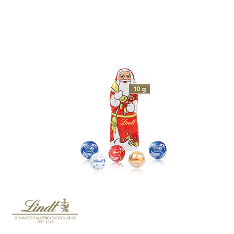 3D Präsent "LKW" mit Lindt Minis und Nikolaus 3D Präsent "LKW" mit Lindt Minis und Nikolaus