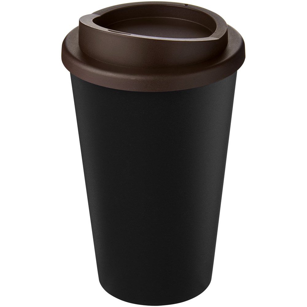 Americano® Eco 350 ml recycelter Becher - schwarz, braun