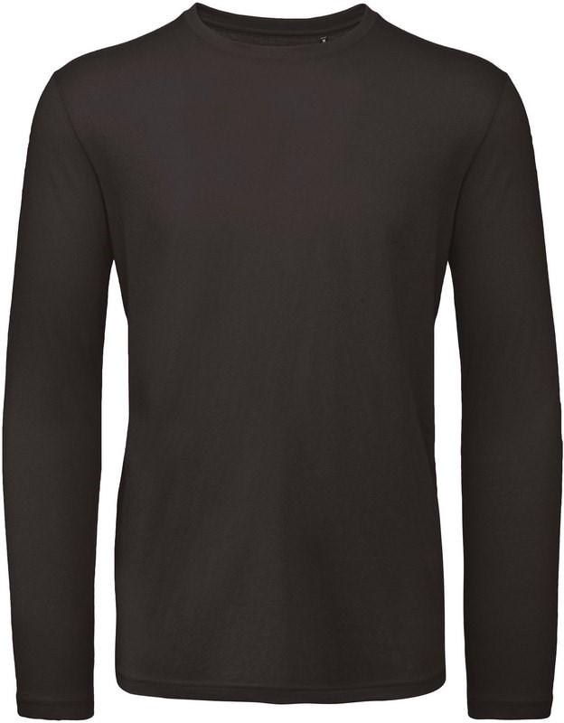 B&C Men's organic Inspire long-sleeved T-shirt - schwarz