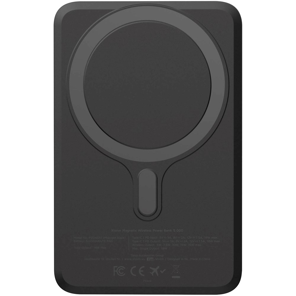 Xtorm FS5W051 5000 mAh magnetische kabellose Powerbank Xtorm FS5W051 5000 mAh magnetische kabellose Powerbank
