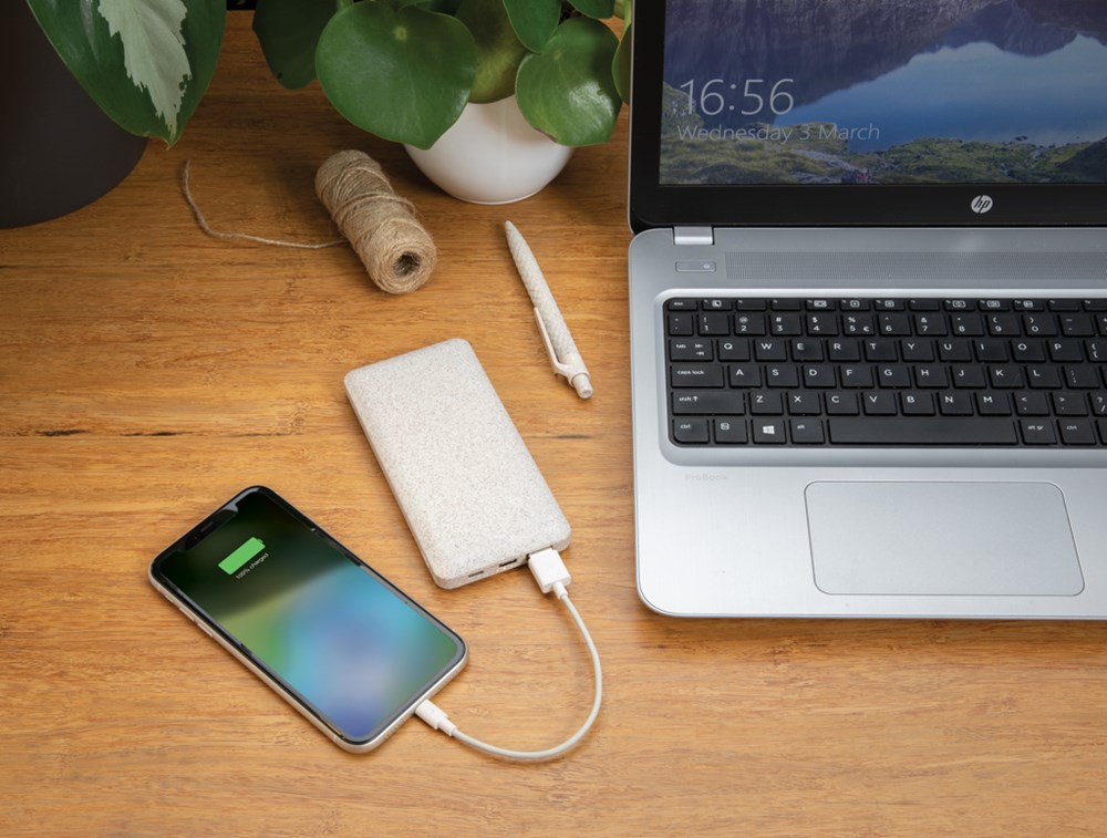 10.000 mAh Weizenstroh Powerbank 10.000 mAh Weizenstroh Powerbank