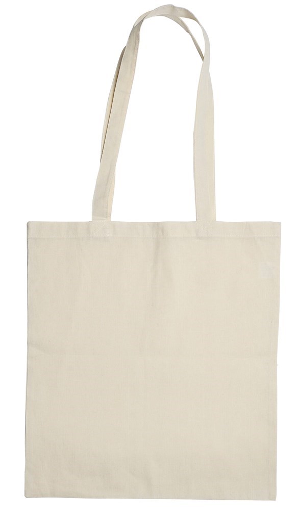 Baumwolltasche mit langen Henkeln, 135 gr/m² Baumwolltasche mit langen Henkeln, 135 gr/m²
