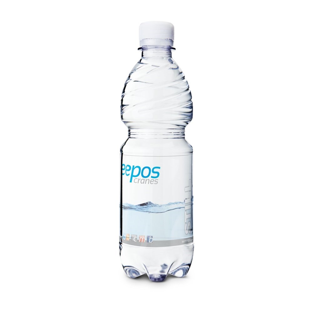 500 ml PromoWater - Mineralwasser mit Kohlensäure, Hergestellt in Deutschland - Eco Papier-Etikett