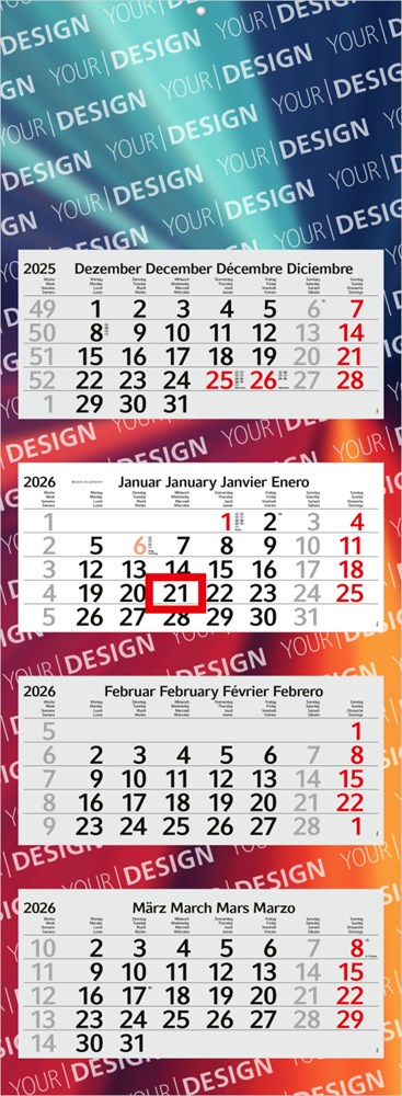 4-Monatskalender Profil 4 Bestseller (Mehrblock) 4-Monatskalender Profil 4 Bestseller (Mehrblock)