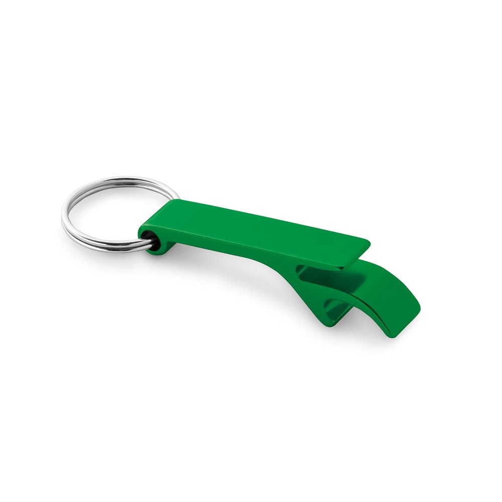 BAITT. Schlüsselanhänger aus Aluminium mit Flaschenöffner - Grün