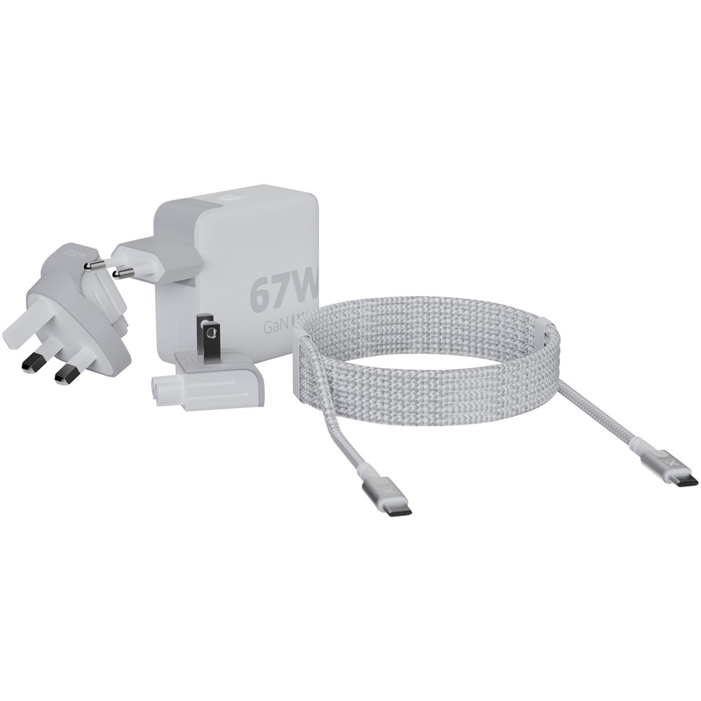 Xtorm XVC2067 GaN Ultra 67 W Reiseladegerät mit 100 W USB-C PD-Kabel Xtorm XVC2067 GaN Ultra 67 W Reiseladegerät mit 100 W USB-C PD-Kabel