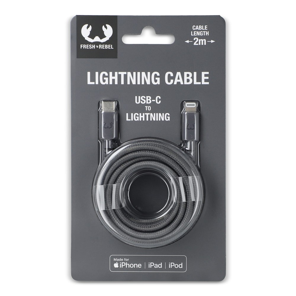 2ULC200 | Fresh 'n Rebel USB-C zu Apple Lightning Kabel 2.0m 2ULC200 | Fresh 'n Rebel USB-C zu Apple Lightning Kabel 2.0m