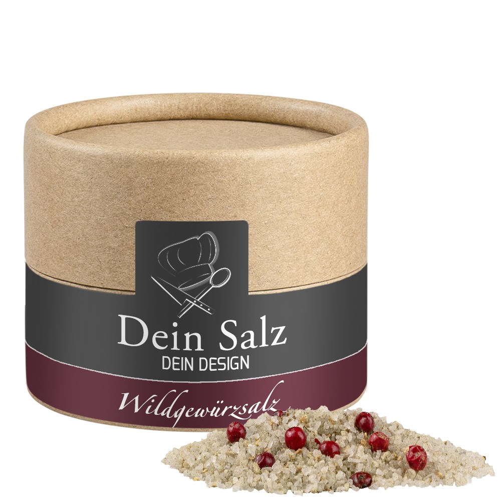 Wildgewürzsalz, ca. 45g, Kraftpapierdose Mini