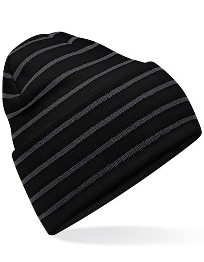 Beechfield - Original Deep Cuffed Striped Beanie