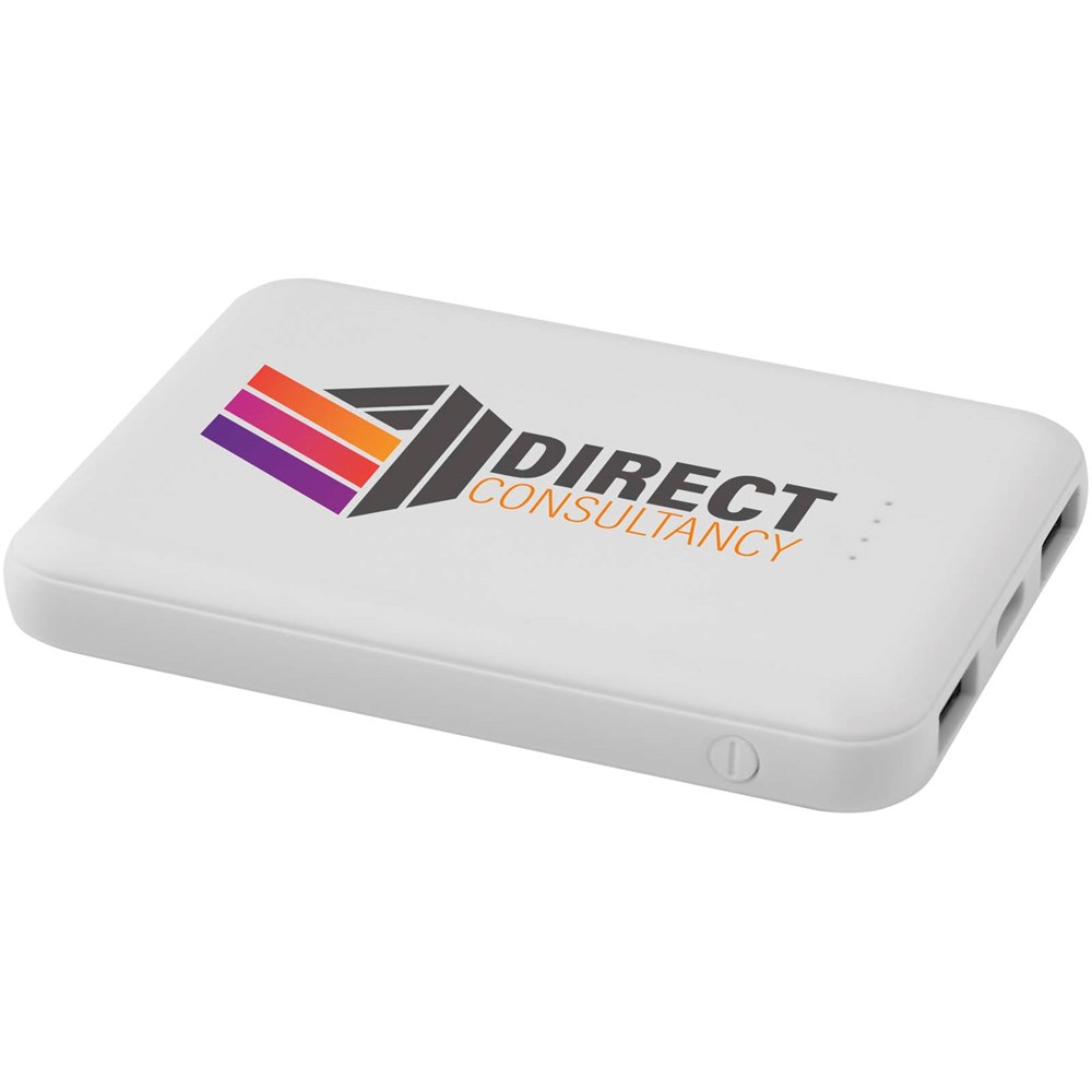 Asama 5000 mAh Typ-C Powerbank aus recyceltem Kunststoff Asama 5000 mAh Typ-C Powerbank aus recyceltem Kunststoff