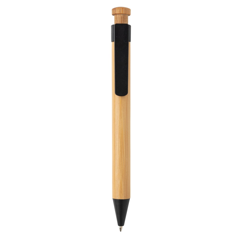 Bambus Stift mit Wheatstraw-Clip Bambus Stift mit Wheatstraw-Clip