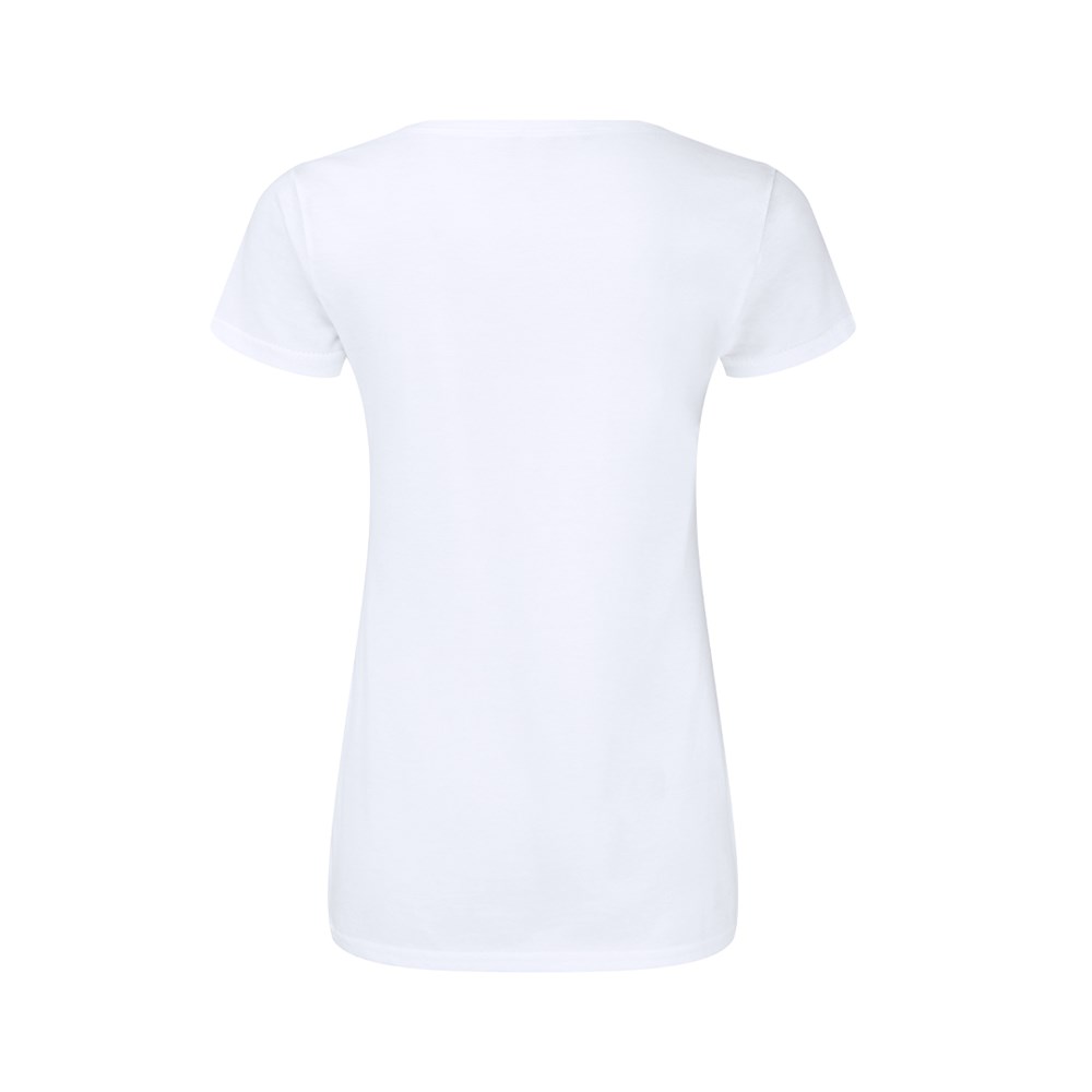 Frauen Weiß T-Shirt Iconic V-Neck