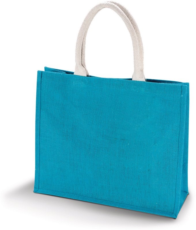 Kimood Jute-Strandtasche - Turquoise
