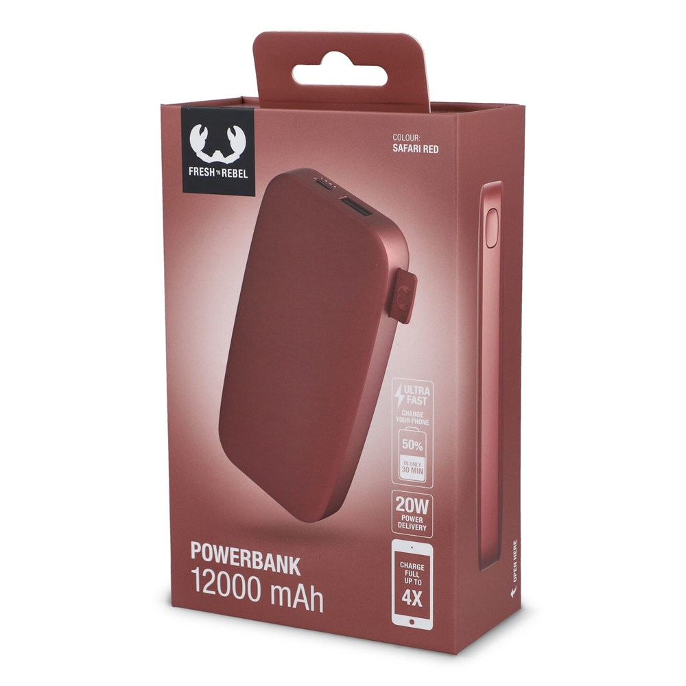2PB12100 | Fresh 'n Rebel Powerbank 12000mAh USB-C Fast Charging 20W 2PB12100 | Fresh 'n Rebel Powerbank 12000mAh USB-C Fast Charging 20W