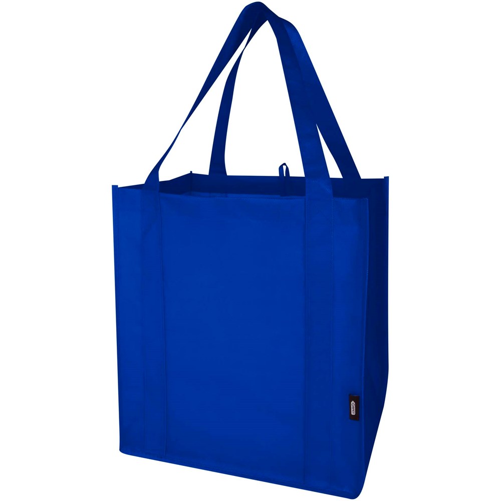 Liberty Tragetasche mit hartem Boden aus recyceltem GRS Non Woven 6 L - royalblau