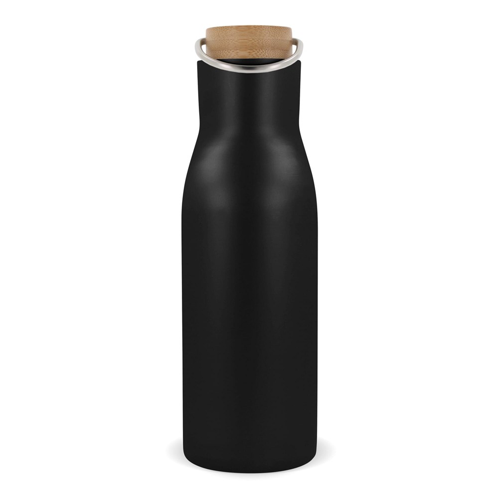 Isolier-Flasche mit Bambusdeckel, 500ml Isolier-Flasche mit Bambusdeckel, 500ml