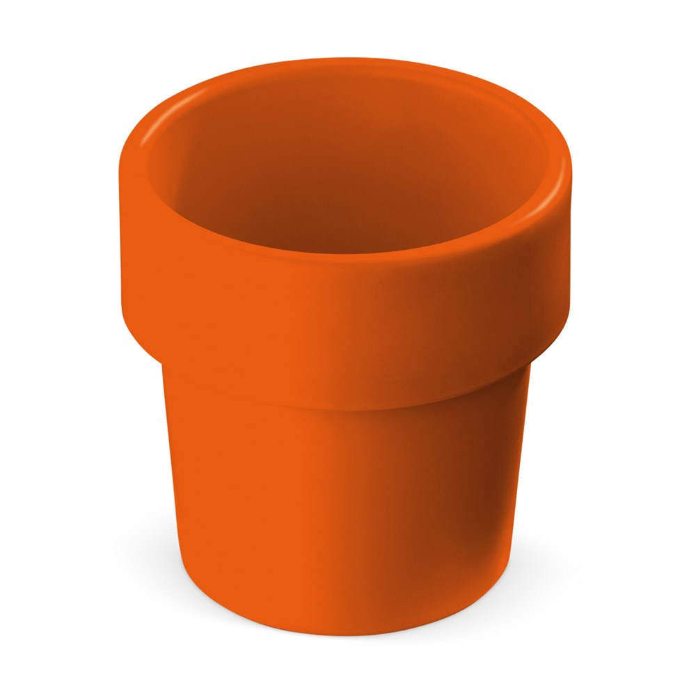 Hot-but-cool Tasse mit Erdbeersamen - orange