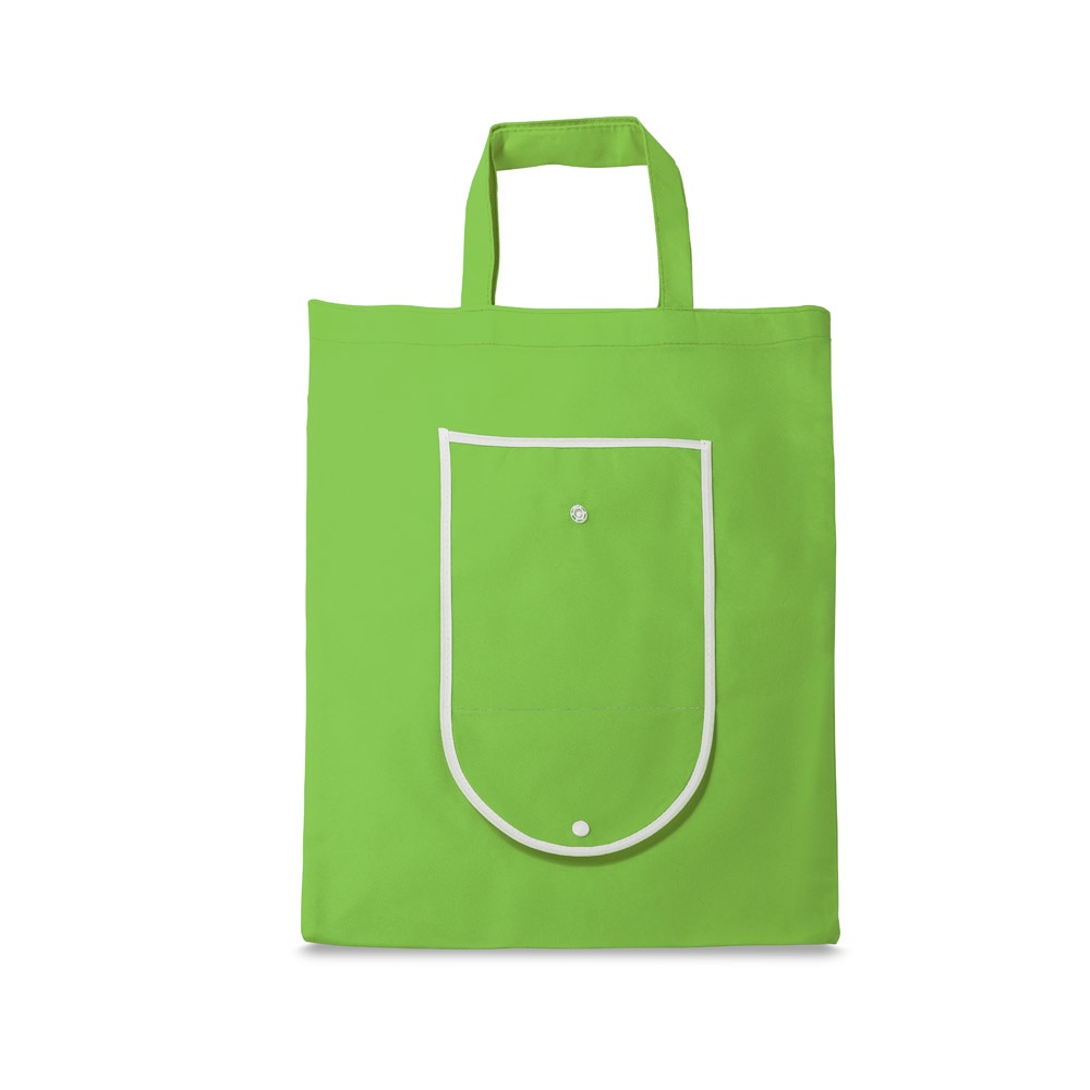 ARLON. Faltbare Einkaufstasche aus Non-woven (80 g/m²) - hellgrün