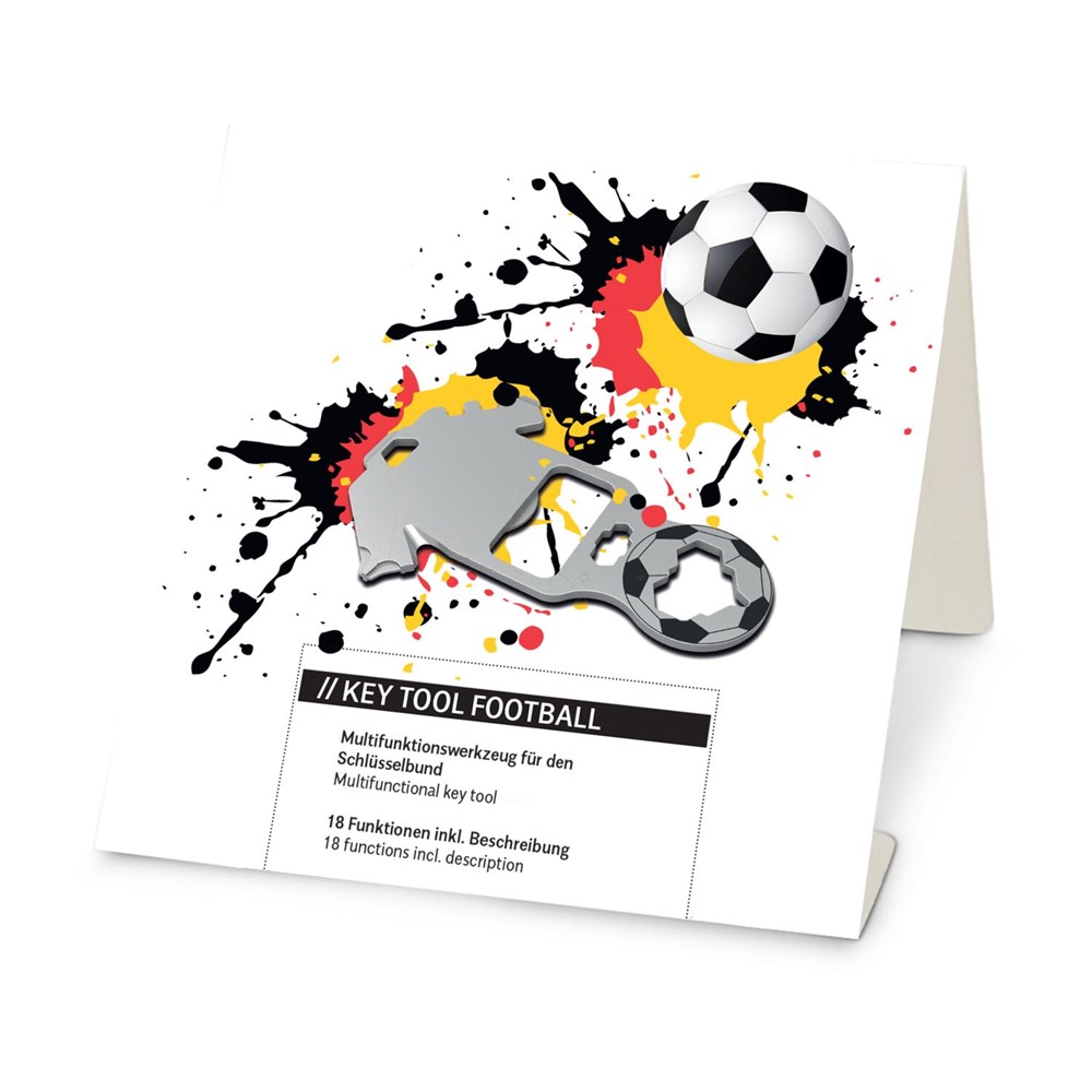 Geschenkartikel: ROMINOX® Key Tool Football / Fußball (18 Funktionen) im Motiv-Mäppchen Deutschland Fußballfan Geschenkartikel: ROMINOX® Key Tool Football / Fußball (18 Funktionen) im Motiv-Mäppchen Deutschland Fußballfan