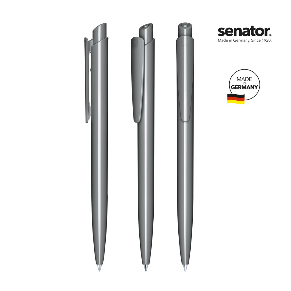 senator® Dart Polished  Druckkugelschreiber - cool gray 9