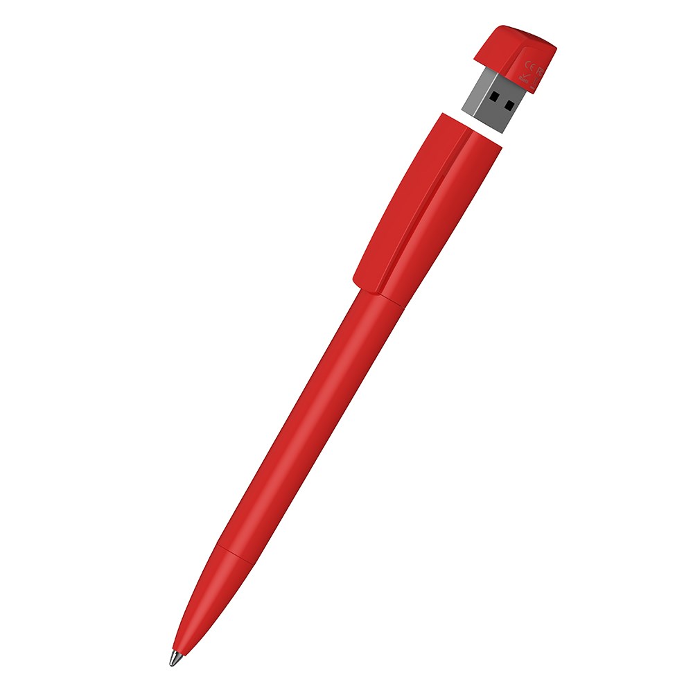 Klio-Eterna - Turnus high gloss USB 2.0 - Drehkugelschreiber mit integriertem USB-Stickrot Klio-Eterna - Turnus high gloss USB 2.0 - Drehkugelschreiber mit integriertem USB-Stickrot