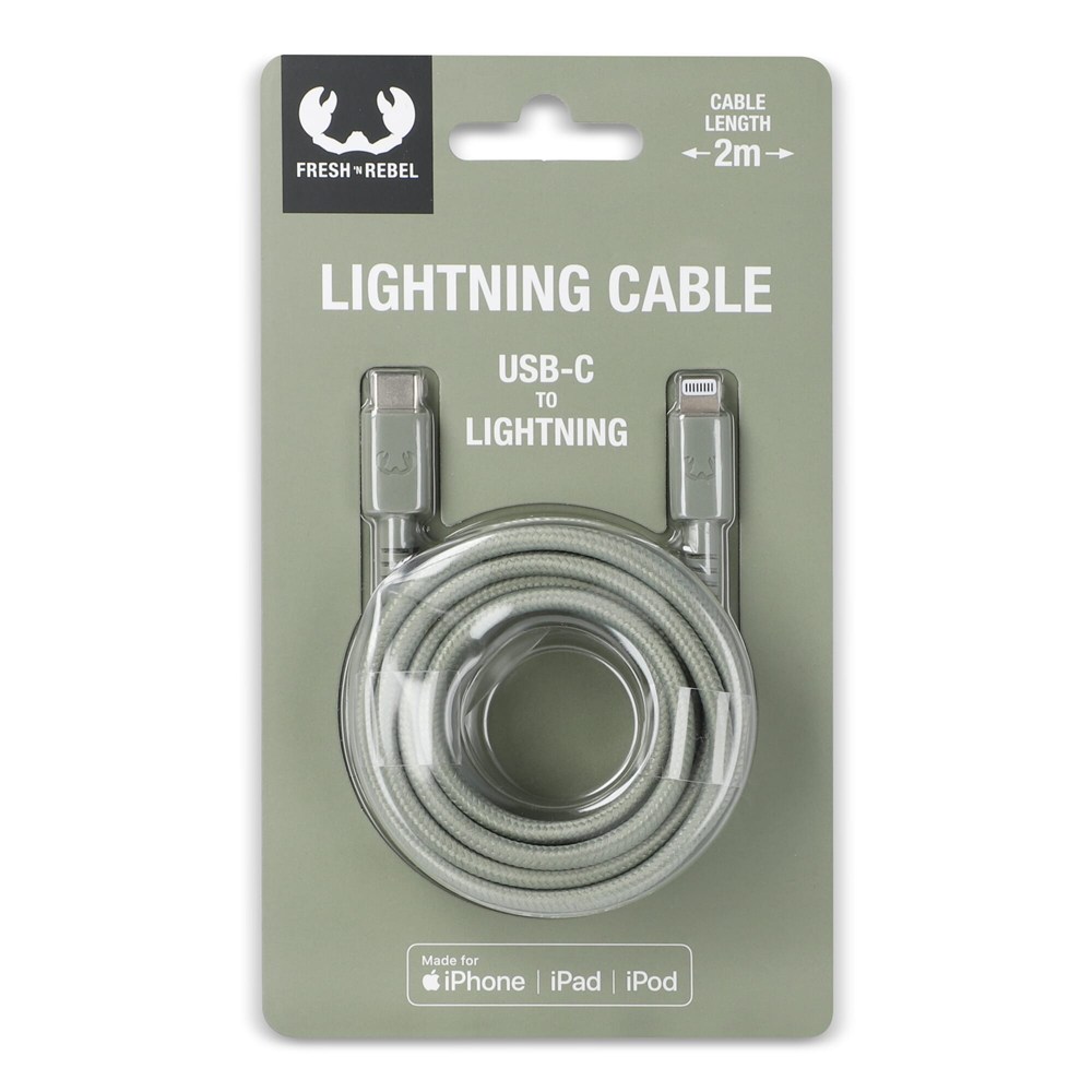 2ULC200 | Fresh 'n Rebel USB-C zu Apple Lightning Kabel 2.0m 2ULC200 | Fresh 'n Rebel USB-C zu Apple Lightning Kabel 2.0m