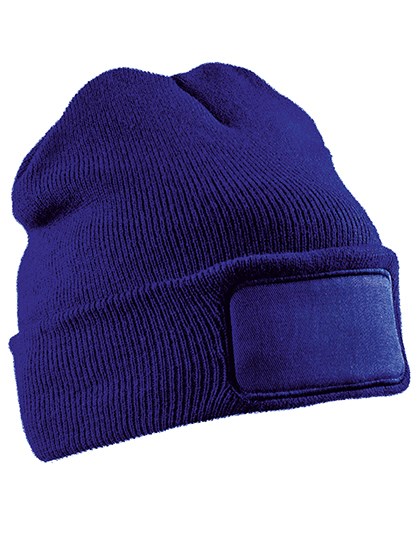 Result Genuine Recycled - Recycled Double Knit Printers Beanie