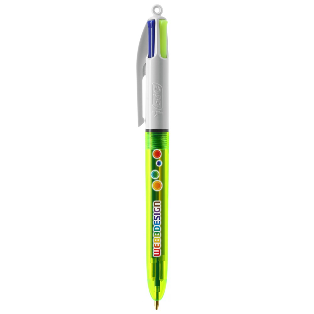 BIC® 4 Colours Fluo Kugelschreiber + lanyard BIC® 4 Colours Fluo Kugelschreiber + lanyard