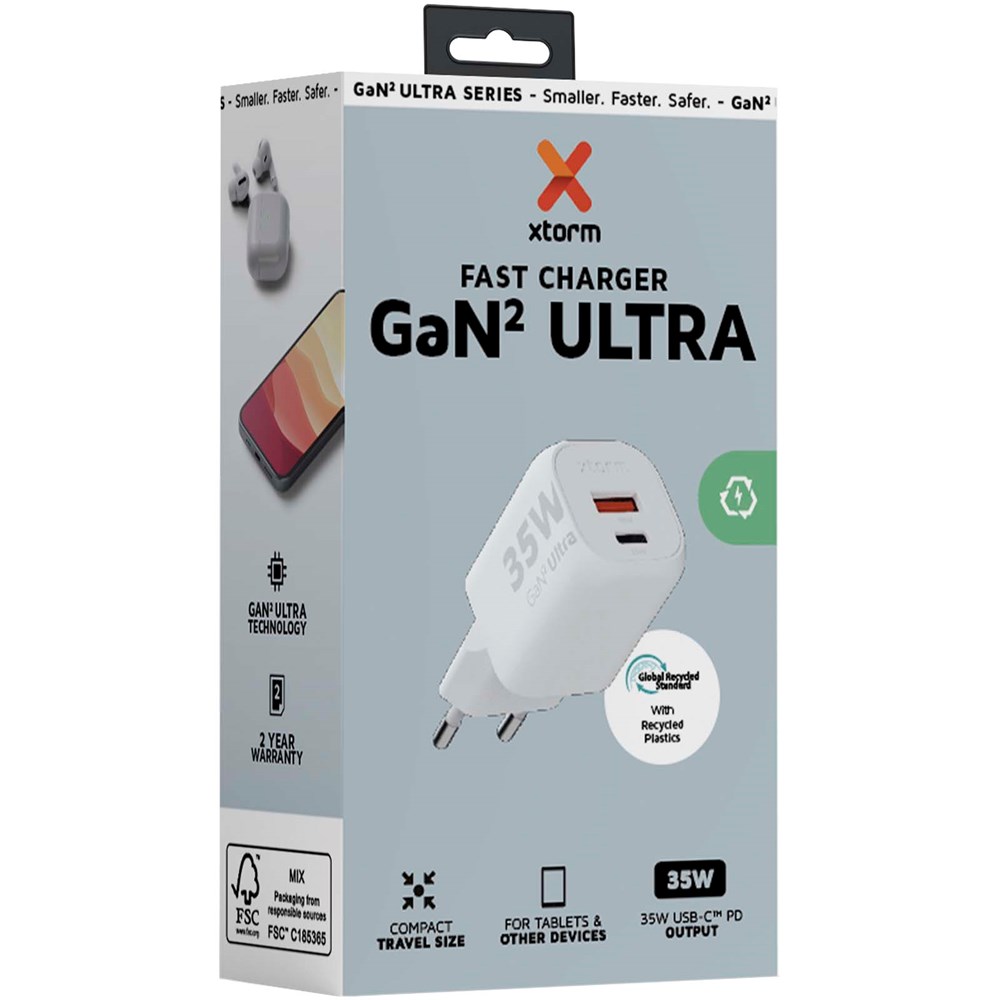 Xtorm XEC035 GaN² Ultra 35 W Wandladegerät Xtorm XEC035 GaN² Ultra 35 W Wandladegerät