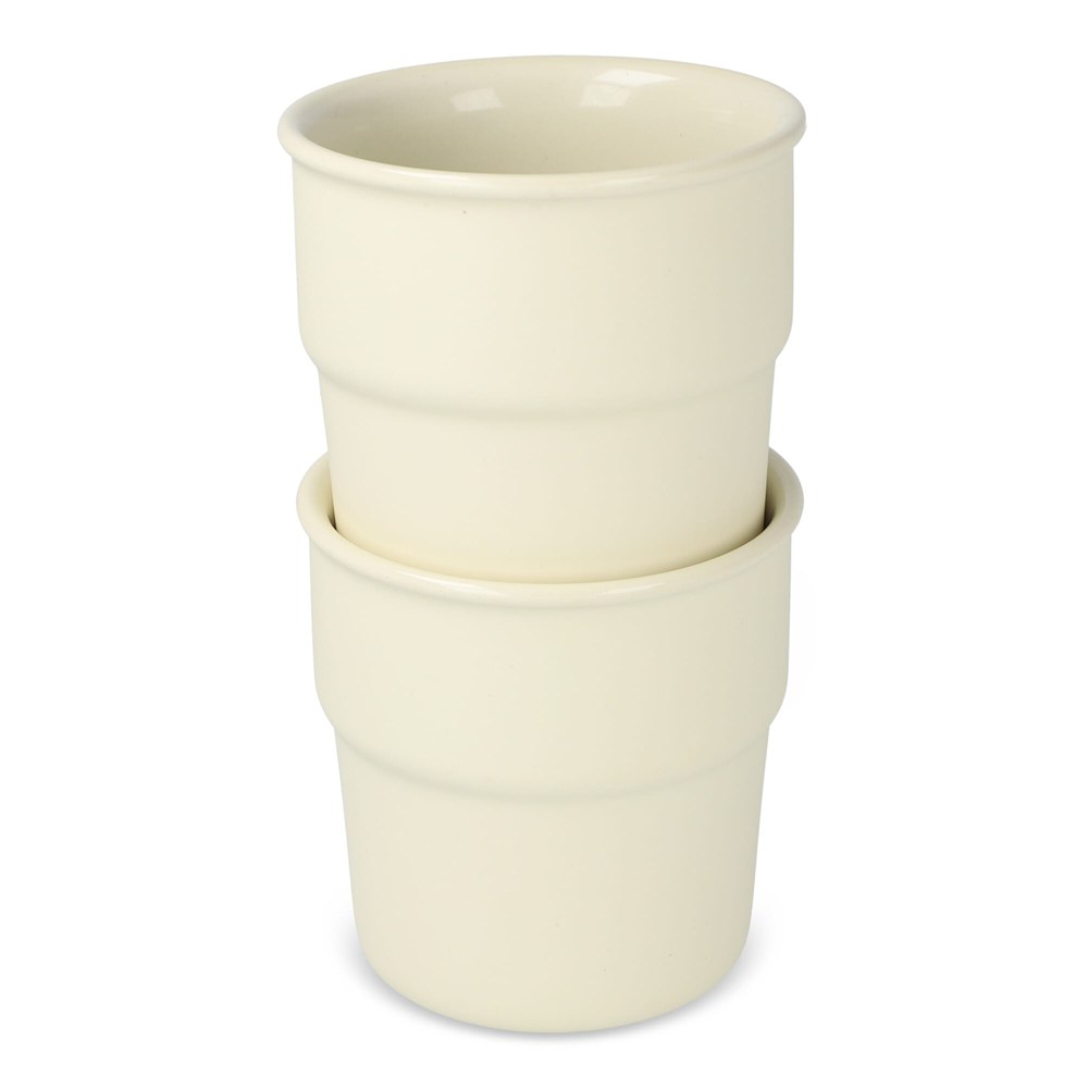 InSideOut Cup Fika Becher 2er Set 280ml - Beige