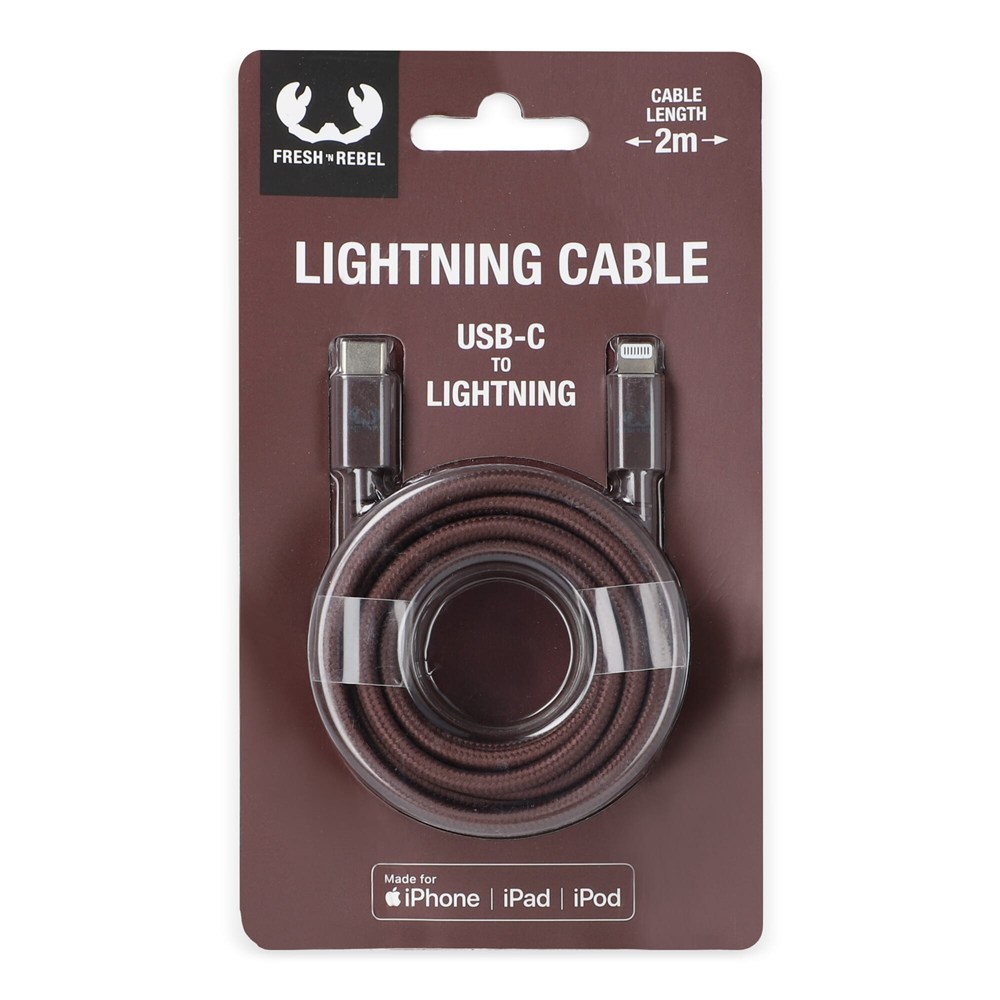2ULC200 | Fresh 'n Rebel USB-C zu Apple Lightning Kabel 2.0m 2ULC200 | Fresh 'n Rebel USB-C zu Apple Lightning Kabel 2.0m