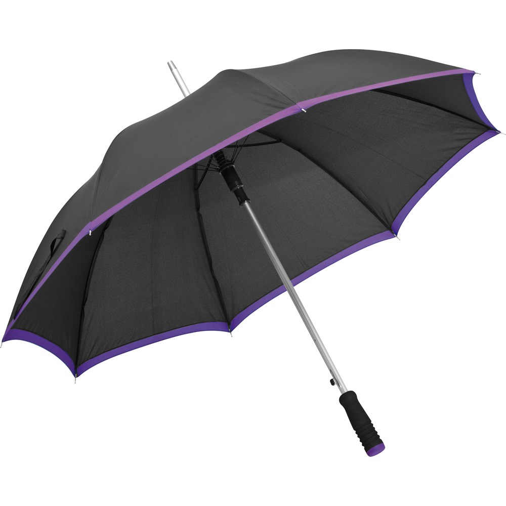 Automatik Regenschirm aus Pongee - lila