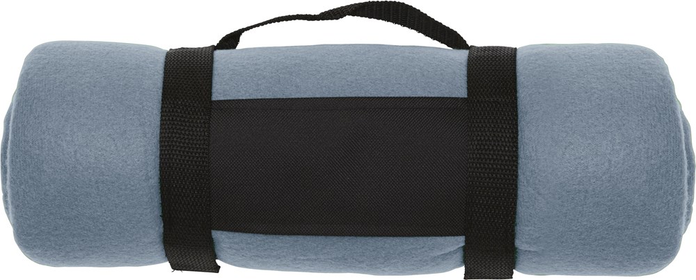 Fleece-Picknickdecke Nora - Grau