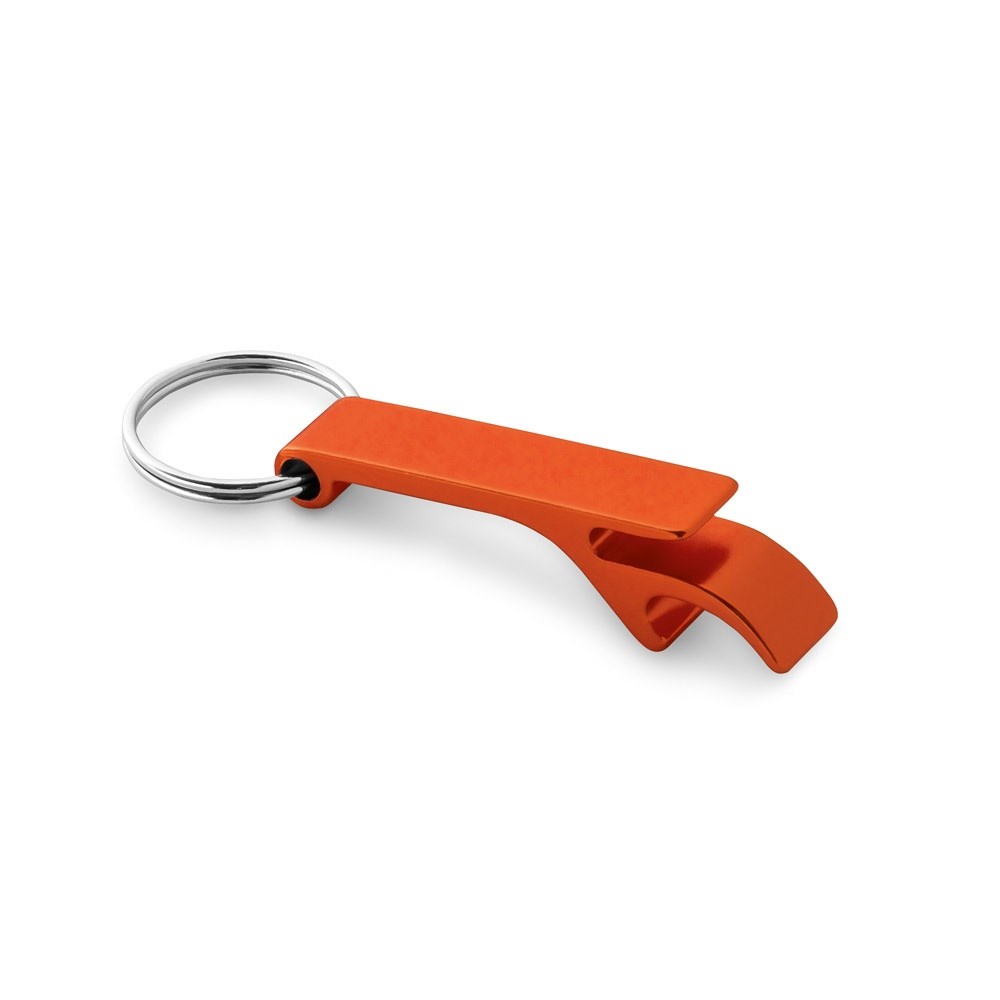 BAITT. Schlüsselanhänger aus Aluminium mit Flaschenöffner - orange