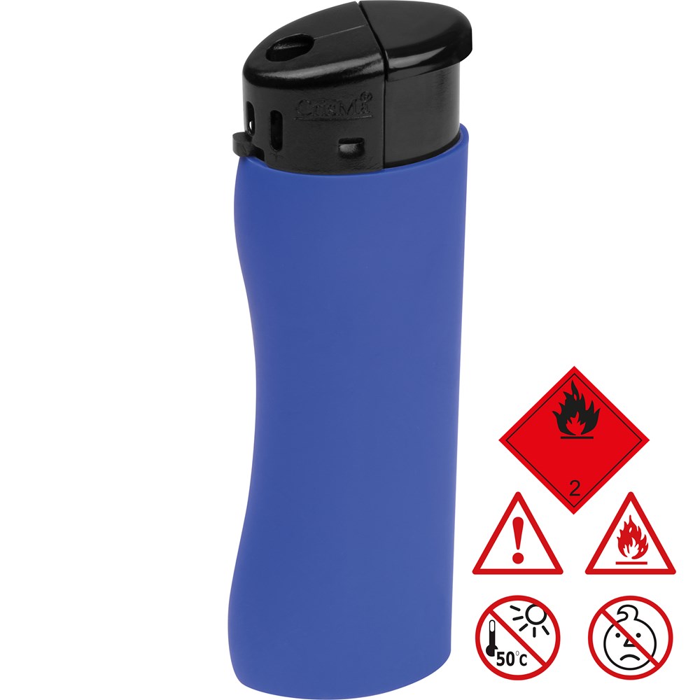 Elektronik Feuerzeug, ergonomisch - Dunkelblau