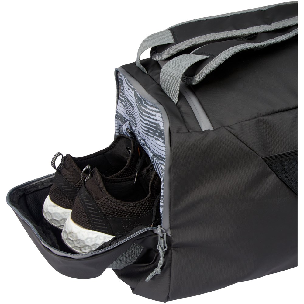 Aqua wasserabweisende Reisetasche aus GRS Recyclingmaterial 35 L Aqua wasserabweisende Reisetasche aus GRS Recyclingmaterial 35 L