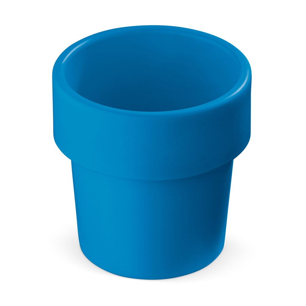 Hot-but-cool Tasse mit Erdbeersamen - blau