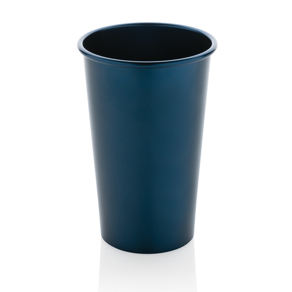 Alo Leight-Weight-Becher aus RCS recyceltem Aluminium 450ml - navy blau (± PMS 2767C)