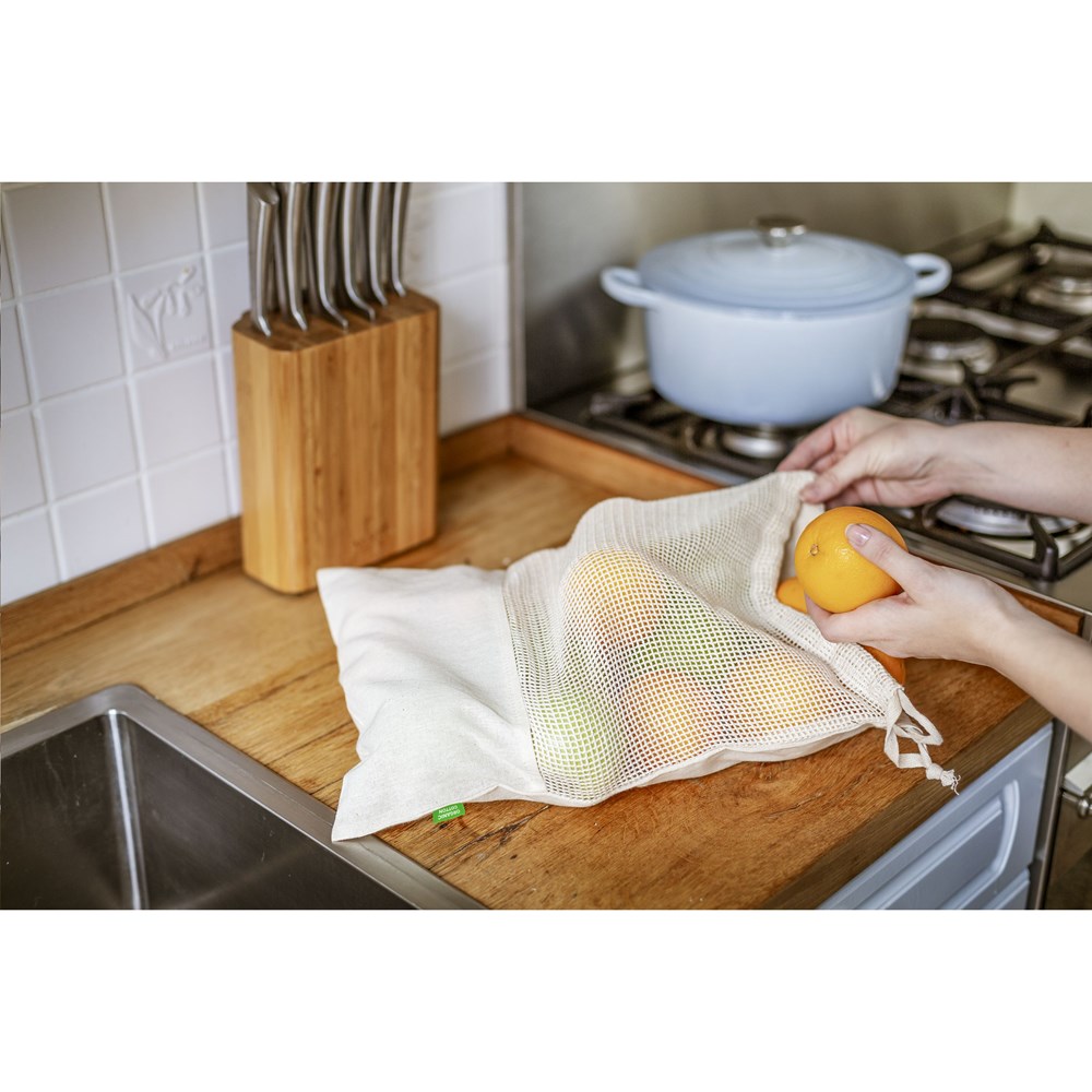 Natura Organic GOTS Mesh Bag (120 g/m²) Obstbeutel Natura Organic GOTS Mesh Bag (120 g/m²) Obstbeutel