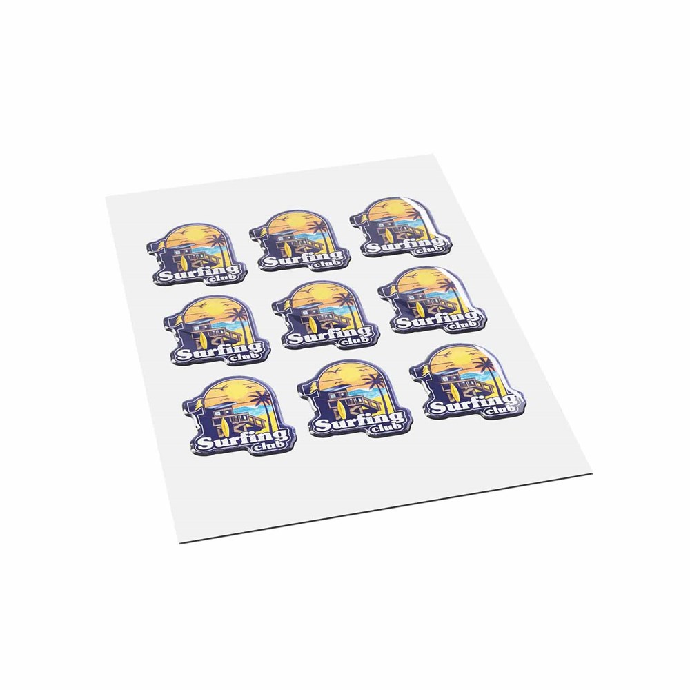Doming Stickers on A5 sheet Doming Stickers on A5 sheet