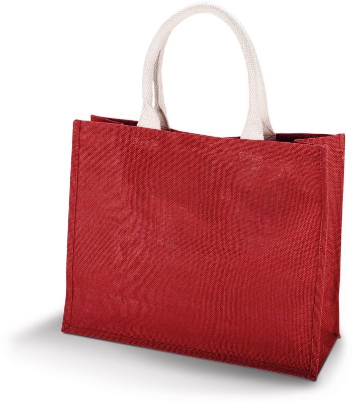 Kimood Jute-Strandtasche - Wein