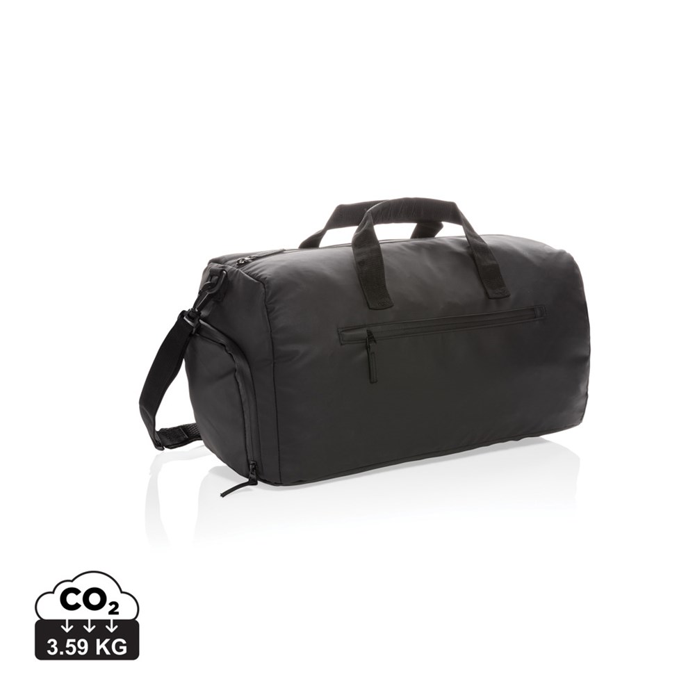 Fashion schwarze Wochenendtasche, PVC-frei Fashion schwarze Wochenendtasche, PVC-frei