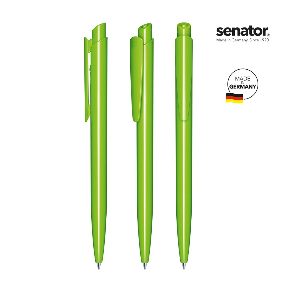 senator® Dart Polished  Druckkugelschreiber - grün 376
