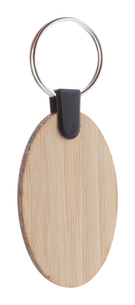 Bambry - Bambus-Schlüsselanhänger, oval Bambry - Bambus-Schlüsselanhänger, oval