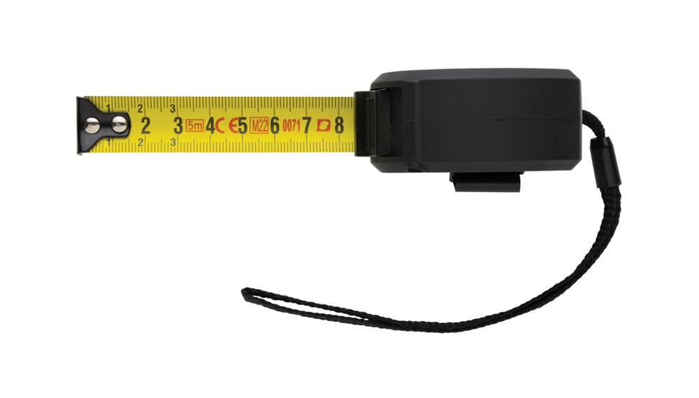 5m/19mm Maßband aus RCS recycelt. Kunststoff & Bambus 5m/19mm Maßband aus RCS recycelt. Kunststoff & Bambus