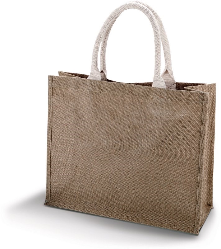 Kimood Jute-Strandtasche - Capuccino