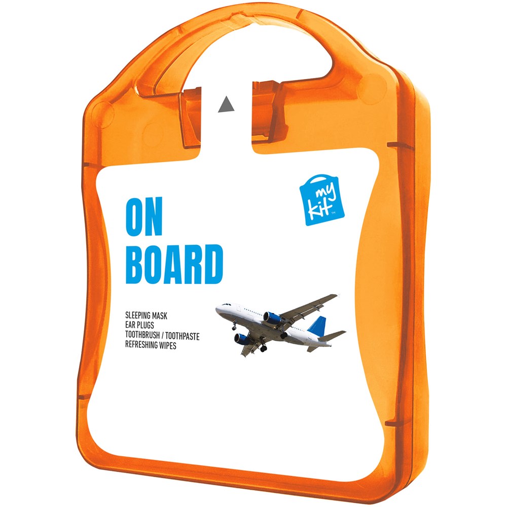 MyKit Flugzeug Reiseset - orange